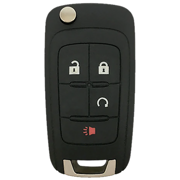 2012 Chevrolet Equinox Remote Flip Key Fob 4 Button w/ Remote Start (FCC: OHT01060512, P/N: 20835404)