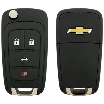 2016 Chevrolet Cruze Remote Flip Key Fob 4 Button w/ Trunk (FCC: OHT01060512, P/N: 13501913)
