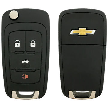 2012 Chevrolet Cruze Remote Flip Key Fob 4 Button w/ Trunk (FCC: OHT01060512, P/N: 13501913)