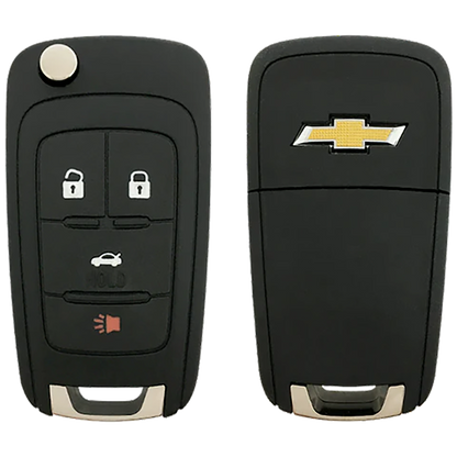 2014 Chevrolet Camaro Remote Flip Key Fob 4 Button w/ Trunk (FCC: OHT01060512, P/N: 13501913)