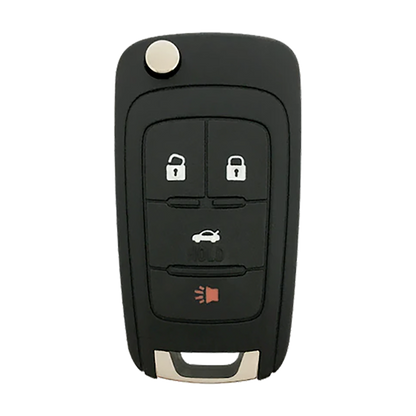 2015 Chevrolet Impala Remote Flip Key Fob 4B w/ Trunk (FCC: OHT01060512, P/N: 13501913)
