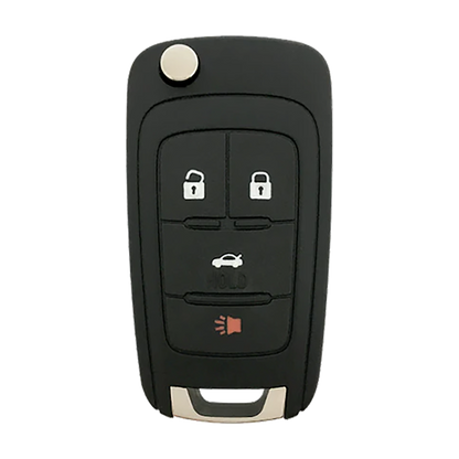 2010 Chevrolet Camaro Remote Flip Key Fob 4B w/ Trunk (FCC: OHT01060512, P/N: 13501913)