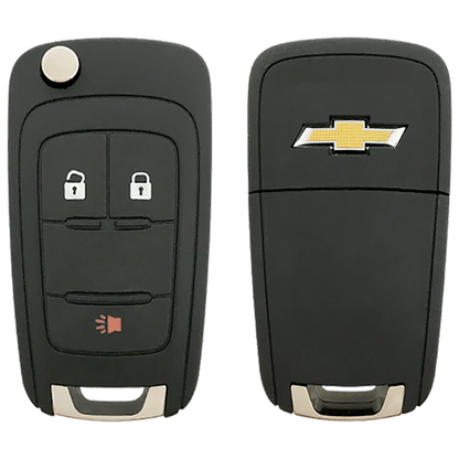 2010 Chevrolet Equinox Remote Flip Key Fob 3 Button (FCC: OHT01060512, P/N: 20835406)