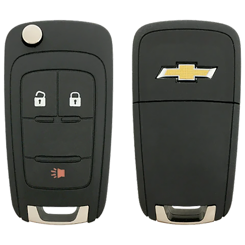 2015 Chevrolet Sonic Remote Flip Key Fob 3 Button (FCC: OHT01060512, P/N: 20835406)