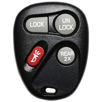1998 Chevrolet Camaro Keyless Entry Remote Key Fob 4 Button w/ Trunk (FCC: ABO1502T, P/N: 16245100)