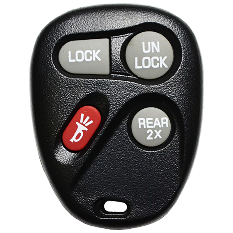 2000 Chevrolet Camaro Keyless Entry Remote Key Fob 4 Button w/ Trunk (FCC: ABO1502T, P/N: 16245100)