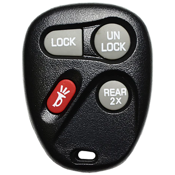 2001 Chevrolet Camaro Keyless Entry Remote Key Fob 4 Button w/ Trunk (FCC: ABO1502T, P/N: 16245100)
