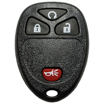 2006 Chevrolet Uplander Keyless Entry Remote Key Fob 4 Button w/ Remote Start (FCC: KOBGT04A, P/N: 15114374)