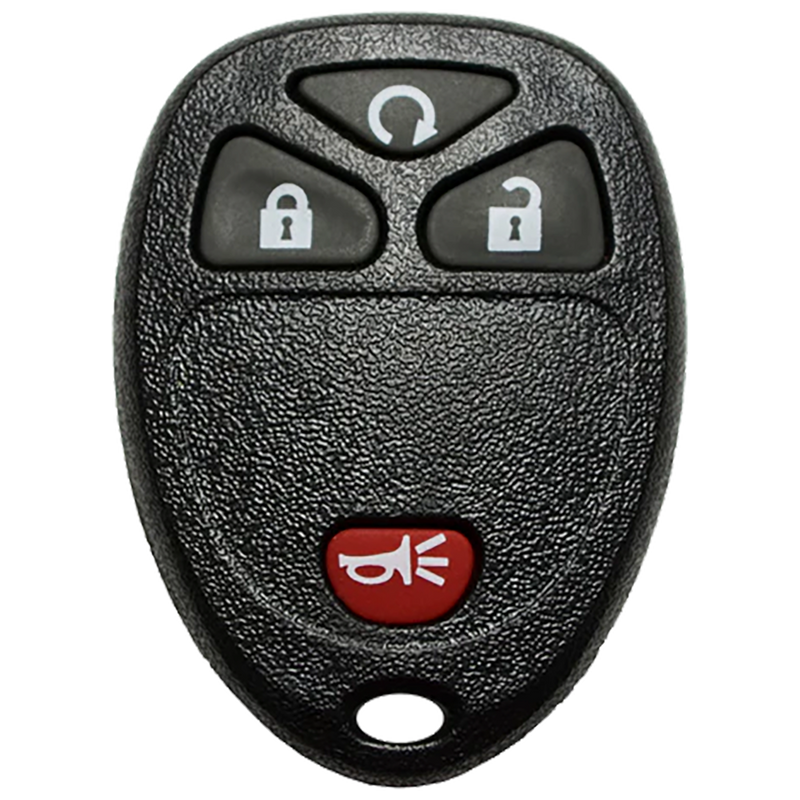2007 Chevrolet HHR Keyless Entry Remote Key Fob 4 Button w/ Remote Start (FCC: KOBGT04A, P/N: 15114374)