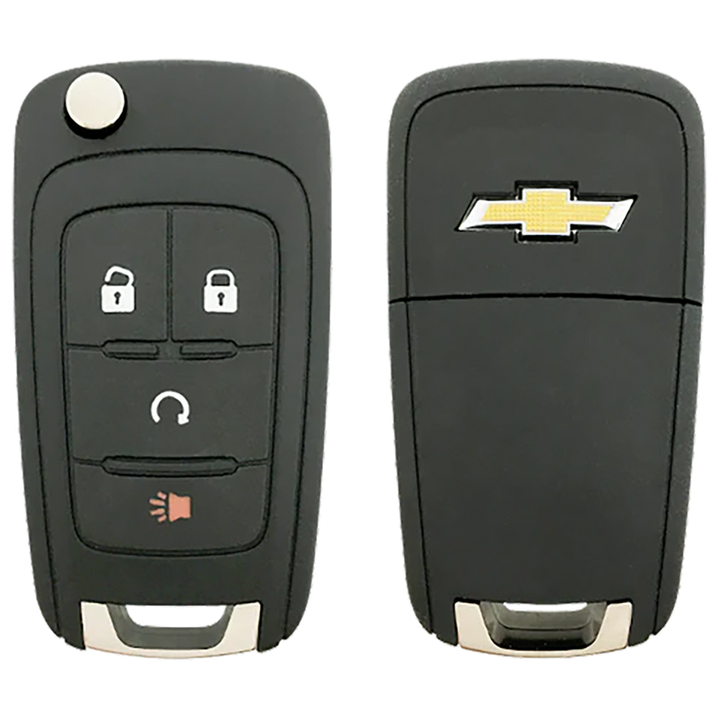 2017 Chevrolet Trax Remote Flip Key Fob 4 Button w/ Remote Start (FCC: AVL-B01T1AC, P/N: 13504198)