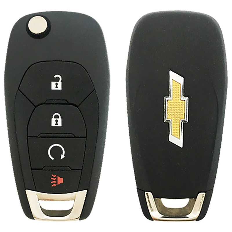 2019 Chevrolet Sonic Remote Flip Key Fob 4 Button w/ Remote Start (FCC: LXP-T003, P/N: 13522767)
