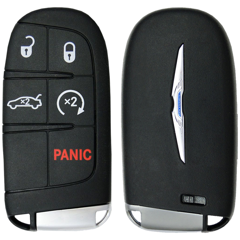 2016 Chrysler 300 Smart Remote Key Fob 5 Button w/ Trunk, Remote Start (FCC: M3N-40821302, P/N: 56046759AF)
