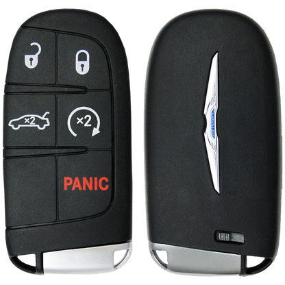 2015 Chrysler 300 Smart Remote Key Fob 5 Button w/ Trunk, Remote Start (FCC: M3N-40821302, P/N: 56046759AF)