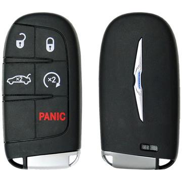 2015 Chrysler 200 Smart Remote Key Fob 5 Button w/ Trunk, Remote Start (FCC: M3N-40821302, 4A Chip, P/N: 68155687)