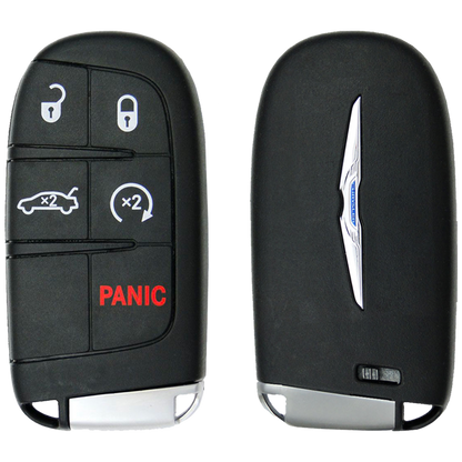 2019 Chrysler 300 Smart Remote Key Fob 5 Button w/ Trunk, Remote Start (FCC: M3N-40821302, 4A Chip, P/N: 68155687)