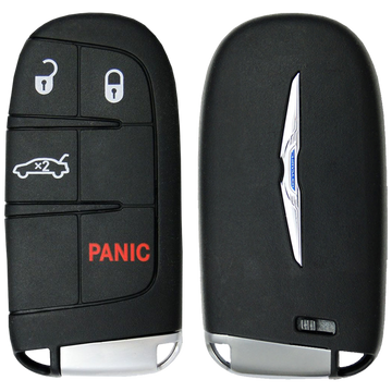 2016 Chrysler 200 Smart Remote Key Fob 4 Button w/ Trunk (FCC: M3M-40821302, 4A Chip, P/N: 68155686)