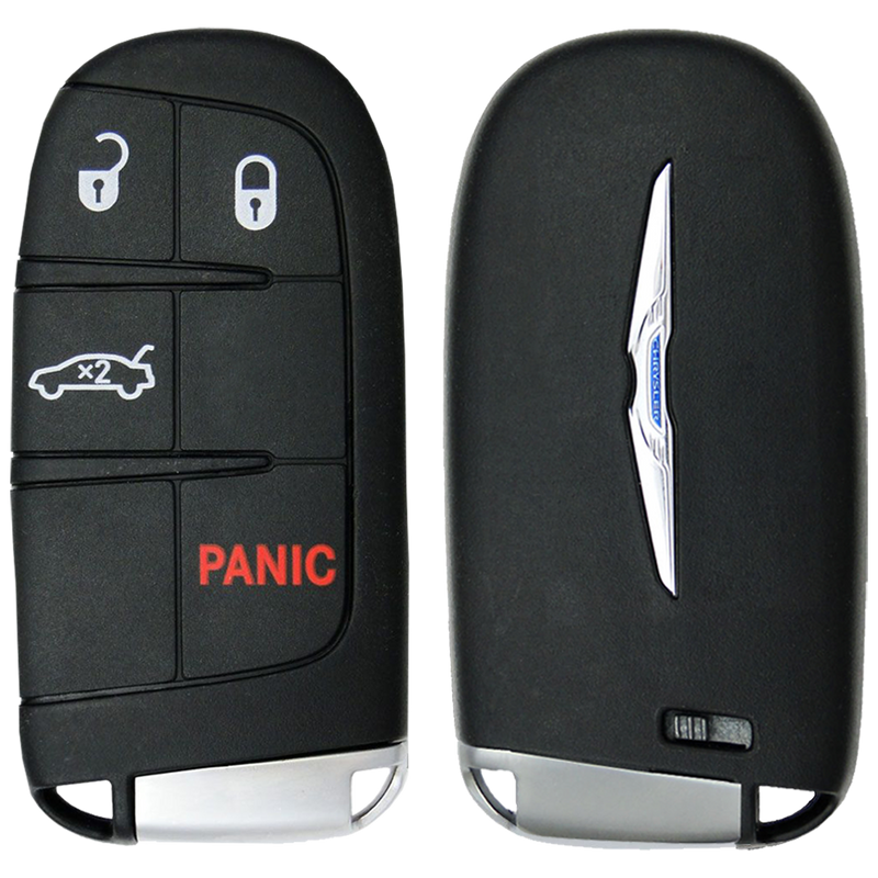 2016 Chrysler 200 Smart Remote Key Fob 4 Button w/ Trunk (FCC: M3M-40821302, 4A Chip, P/N: 68155686)