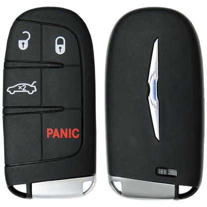 2017 Chrysler 200 Smart Remote Key Fob 4 Button w/ Trunk (FCC: M3M-40821302, 4A Chip, P/N: 68155686)