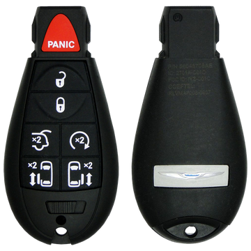 2015 Chrysler Town & Country Keyless Go Fobik Smart Remote Key Fob 7 Button w/ Power Sliding Doors (FCC: IYZ-C01C, P/N: 05026590AJ)