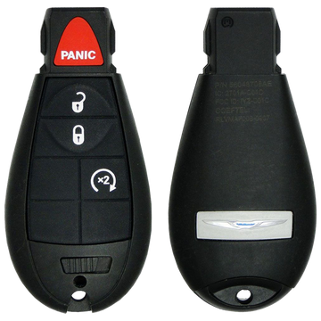 2011 Chrysler Town & Country Keyless Go Fobik Smart Remote Key Fob 4 Button w/ Remote Start (FCC: IYZ-C01C, P/N: 05026590AI)