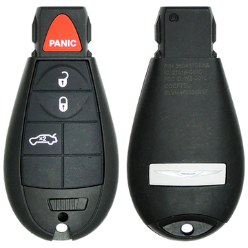 2009 Chrysler 300 Fobik Remote Key Fob 4 Button w/ Trunk (FCC: M3N5WY783X, P/N: 68058346AF)