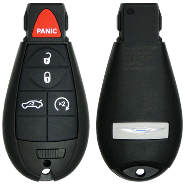 2010 Chrysler 300 Fobik Remote Key Fob 5 Button w/ Trunk, Remote Start (FCC: IYZ-C01C, P/N: 05026334AC)