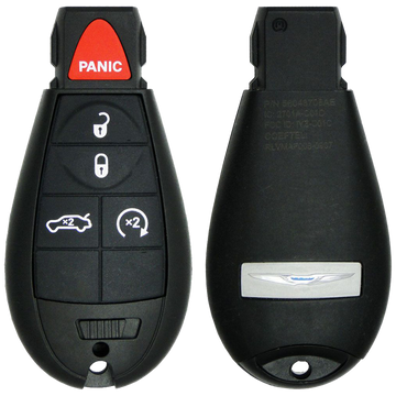 2008 Chrysler 300 Fobik Remote Key Fob 5 Button w/ Trunk, Remote Start (FCC: IYZ-C01C, P/N: 05026334AC)