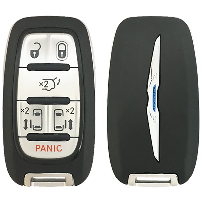 2021 Chrysler Pacifica Smart Remote Key Fob Key 6 Button w/ Hatch, Sliding Door (FCC: M3N-97395900, P/N: 68241532AC)