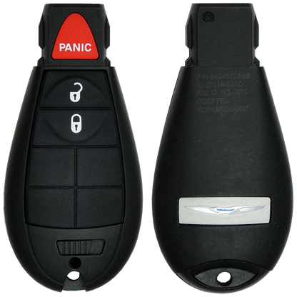 2014 Chrysler Town & Country Fobik Remote Key Fob 3 Button (FCC: IYZ-C01C, P/N: 56046706)