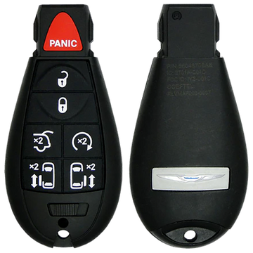 2009 Chrysler Town & Country Fobik Remote Key Fob 7 Button w/ Sliding Doors (FCC: IYZ-C01C, P/N: 56046708)