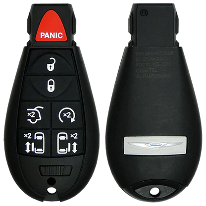 2015 Chrysler Town & Country Fobik Remote Key Fob 7 Button w/ Sliding Doors (FCC: IYZ-C01C, P/N: 56046708)