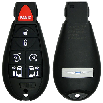 2016 Chrysler Town & Country Fobik Remote Key Fob 7 Button w/ Sliding Doors (FCC: IYZ-C01C, P/N: 56046708)