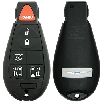 2011 Chrysler Town & Country Fobik Remote Key Fob 6 Button w/ Sliding Doors (FCC: IYZ-C01C, P/N: 56046704AE)