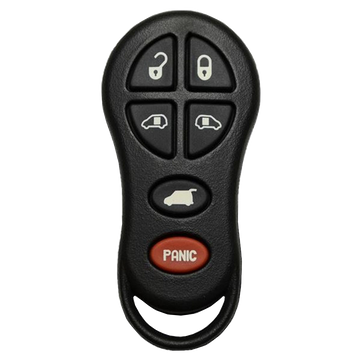 2002 Chrysler Voyager Keyless Entry Remote Key Fob 6B w/ Hatch, Sliding Doors (FCC: GQ43VT18T, P/N: 04686797)