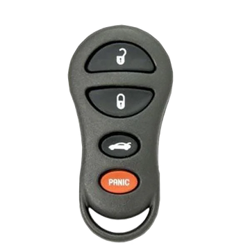 2002 Chrysler 300 Keyless Entry Remote Key Fob 4B w/ Trunk (FCC: GQ43VT17T, P/N: 04602260)