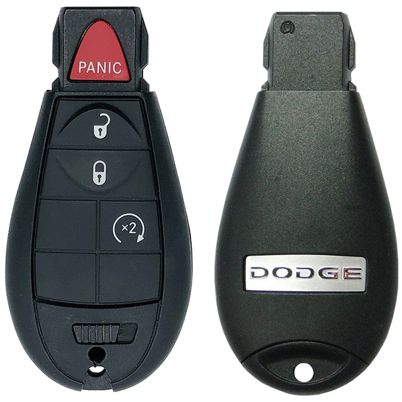 2009 Dodge Caravan Fobik Remote Key Fob 4 Button w/ Remote Start (FCC: IYZ-C01C, P/N: 56046639AG)