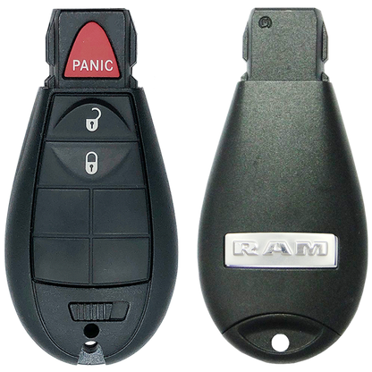 2013 Ram 2500 Fobik Remote Key Fob 3B (FCC: GQ4-53T, P/N: 56046953AG)