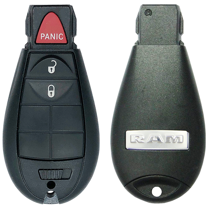 2023 Ram 1500 Fobik Remote Key Fob 3B (FCC: GQ4-53T, P/N: 56046953AG)