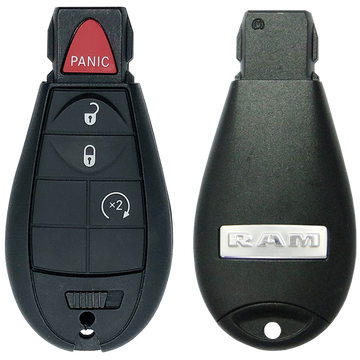 2017 Dodge Ram 1500 Fobik Remote Key Fob 4 Button w/ Remote Start (FCC: GQ4-53T, P/N: 56046955AG)