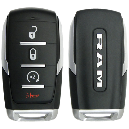 2024 Ram 1500 Smart Remote Key Fob 4B w/ Remote Start (FCC: OHT-4882056, P/N: 68291689AD)