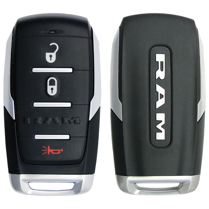 2019 Dodge Ram 1500 Smart Remote Key Fob 3 Button (FCC: OHT-4882056, P/N: 68291687AD)