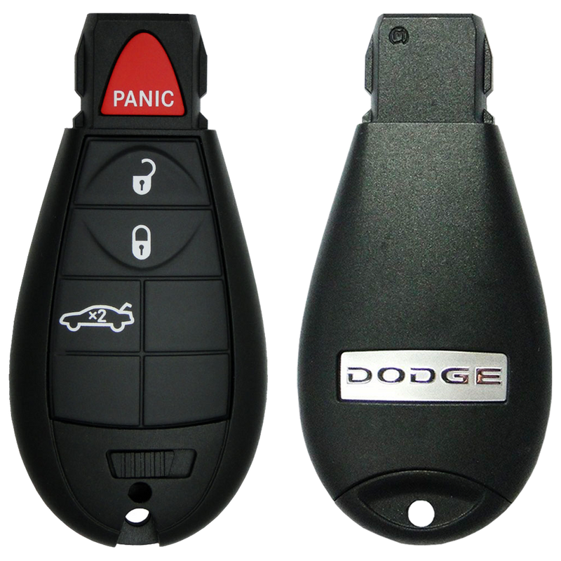 2008 Dodge Magnum Fobik Remote Key Fob 4 Button w/ Trunk (FCC: IYZ-C01C, P/N: 05026886)