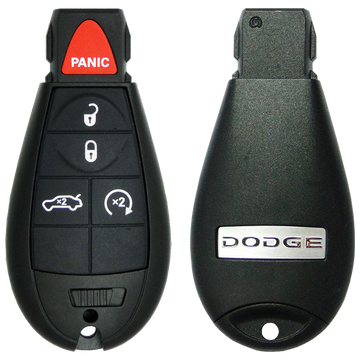 2010 Dodge Charger Fobik Remote Key Fob 5 Button w/ Trunk, Remote Start (FCC: IYZ-C01C, P/N: 05026457AF)