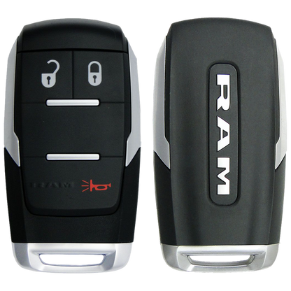 2020 Dodge Ram 2500 Smart Remote Key Fob 3 Button (FCC: GQ4-76T, P/N: 68365299)