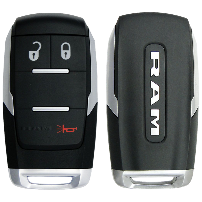 2020 Dodge Ram 2500 Smart Remote Key Fob 3 Button (FCC: GQ4-76T, P/N: 68365299)