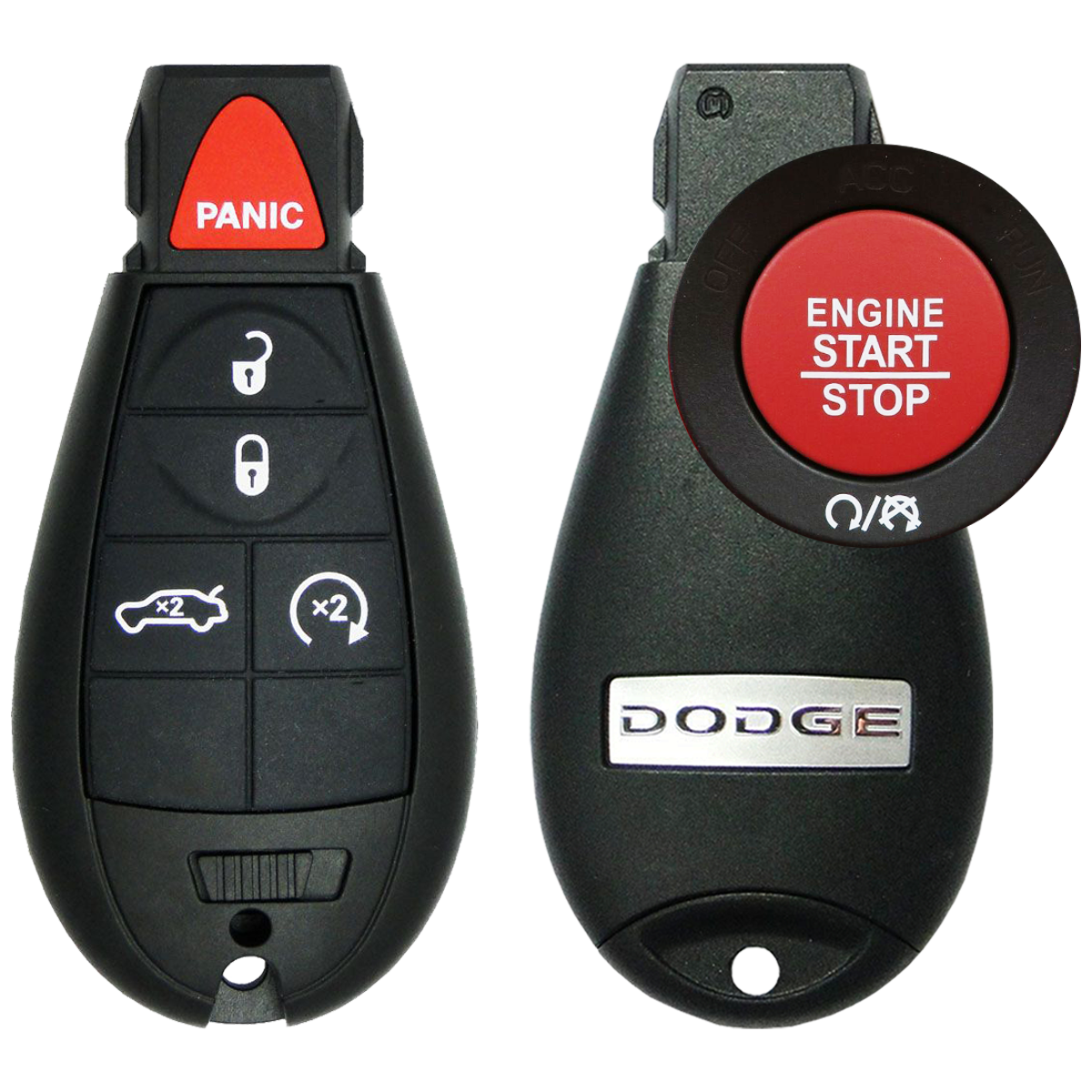 2 New OEM Keyless Entry Remote Key Fobs IYZ-C01C M3N5WY783X 5 Button Fobik Style