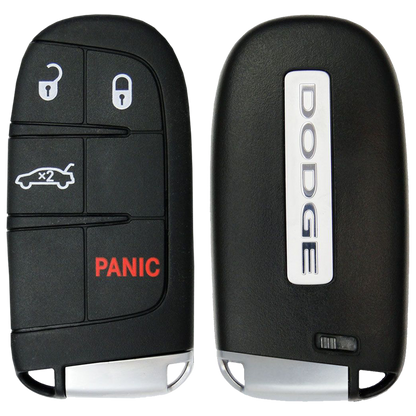 2016 Dodge Charger Smart Remote Key Fob 4 Button w/ Trunk (FCC: M3N-40821302, P/N: 68051387AH)