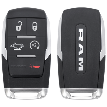 2023 Ram 2500 Smart Remote Key Fob 5B w/ Tailgate, Remote Start (FCC: GQ4-76T, P/N: 68374994AB)