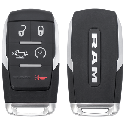 2023 Ram 2500 Smart Remote Key Fob 5B w/ Tailgate, Remote Start (FCC: GQ4-76T, P/N: 68374994AB)