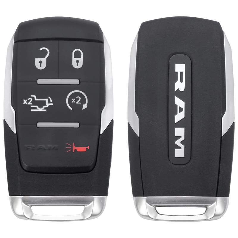 2024 Ram 3500 Smart Remote Key Fob 5B w/ Tailgate, Remote Start (FCC: GQ4-76T, P/N: 68374994AB)